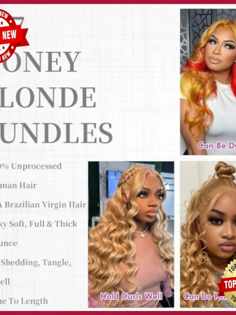 Human Hair Extensions 4 Bundles Body Wave 20-26 Inch Brazilian Virgin Hair